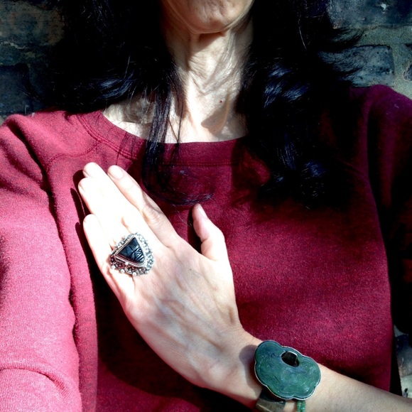 Vintage Taxco Silver Poison Ring - Picture 8 of 8